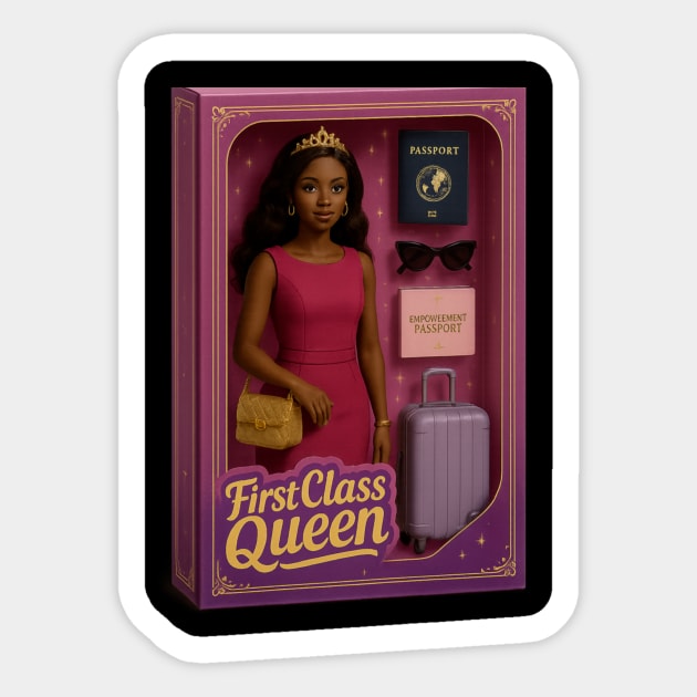 FirstClassQueen Doll Sticker by FirstClassQueen
